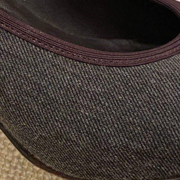 Donald J Pliner Dark Denim Open Toe W Snake Print Leather Heel / Womens Size 7N - Picture 3 of 11